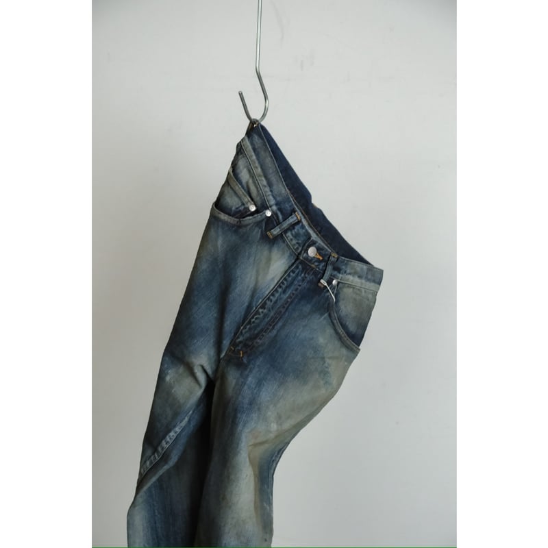 ANCELLM AGING MIDDLE STRAIGHT 5P DENIM PANTS |