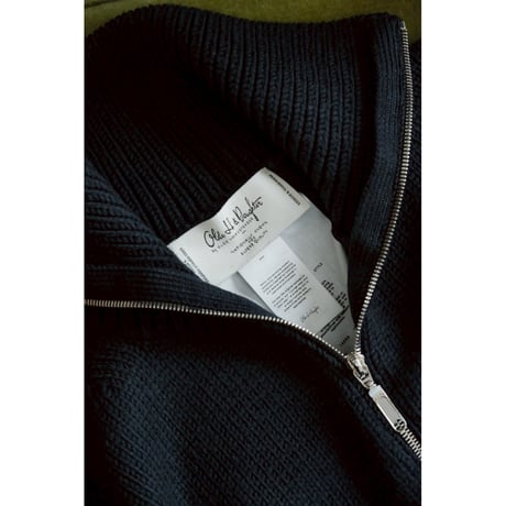 Olde H & Daughter Ex. WOOSTED WOOL DRIVERS KNIT JACKET