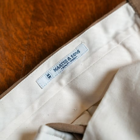 MAATEE&SONS 俺CHINO "SILK"