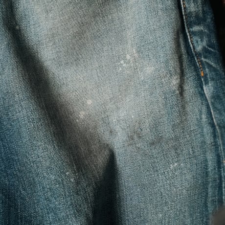 ANCELLM AGING WIDE DENIM 5P PANTS