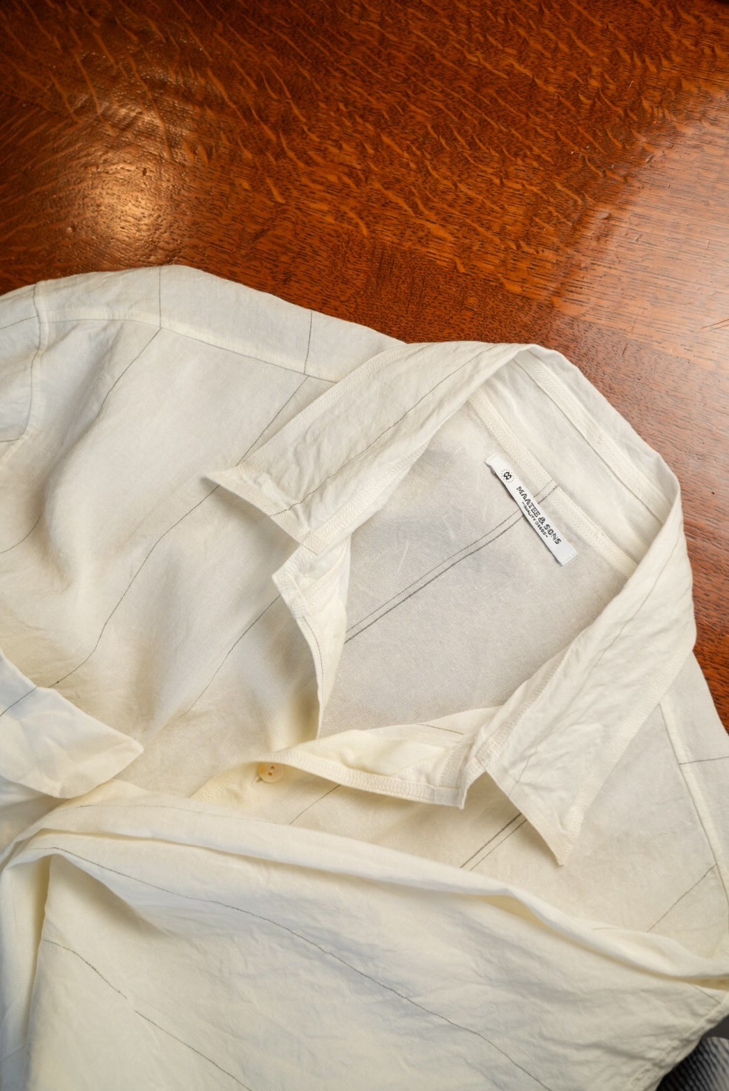 MAATEE & SONS NOT A PLAIN SHIRTS SIZE：3