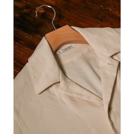 MAATEE&SONS "LINEN SILK二重織り" SHIRT JACKET