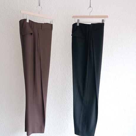 LEA BOBERG D.P. TROUSERS - WOOL CREPE