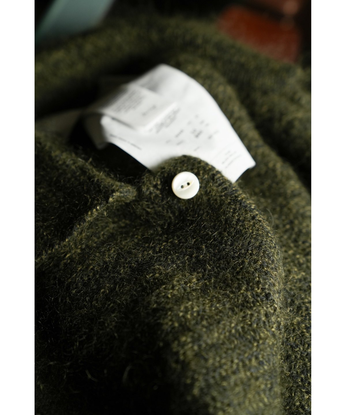 Olde H&Daughter SILK MOHAIR WRAP STITCHES SHIRT