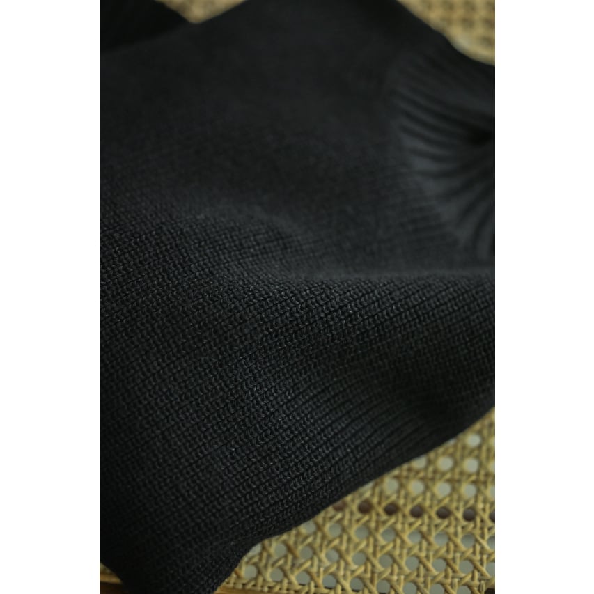 MAATEE&SONS LAMB-和紙 ARMY SWEATER | MusterWerk