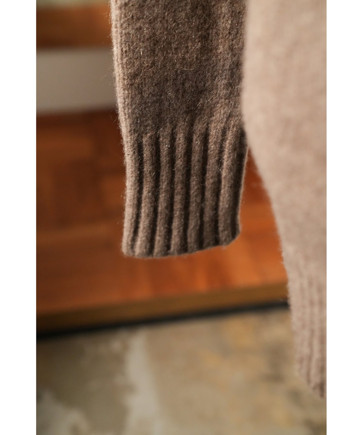 アーモンド　Innocent YAK Shetland sweater walenode Innocent YAK Shetland sweater WN25-19FW046 | BENTO