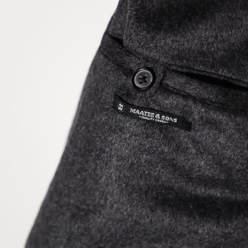MAATEE&SONS LAMB LEATHER CAR COAT 裏CASHMERE | M