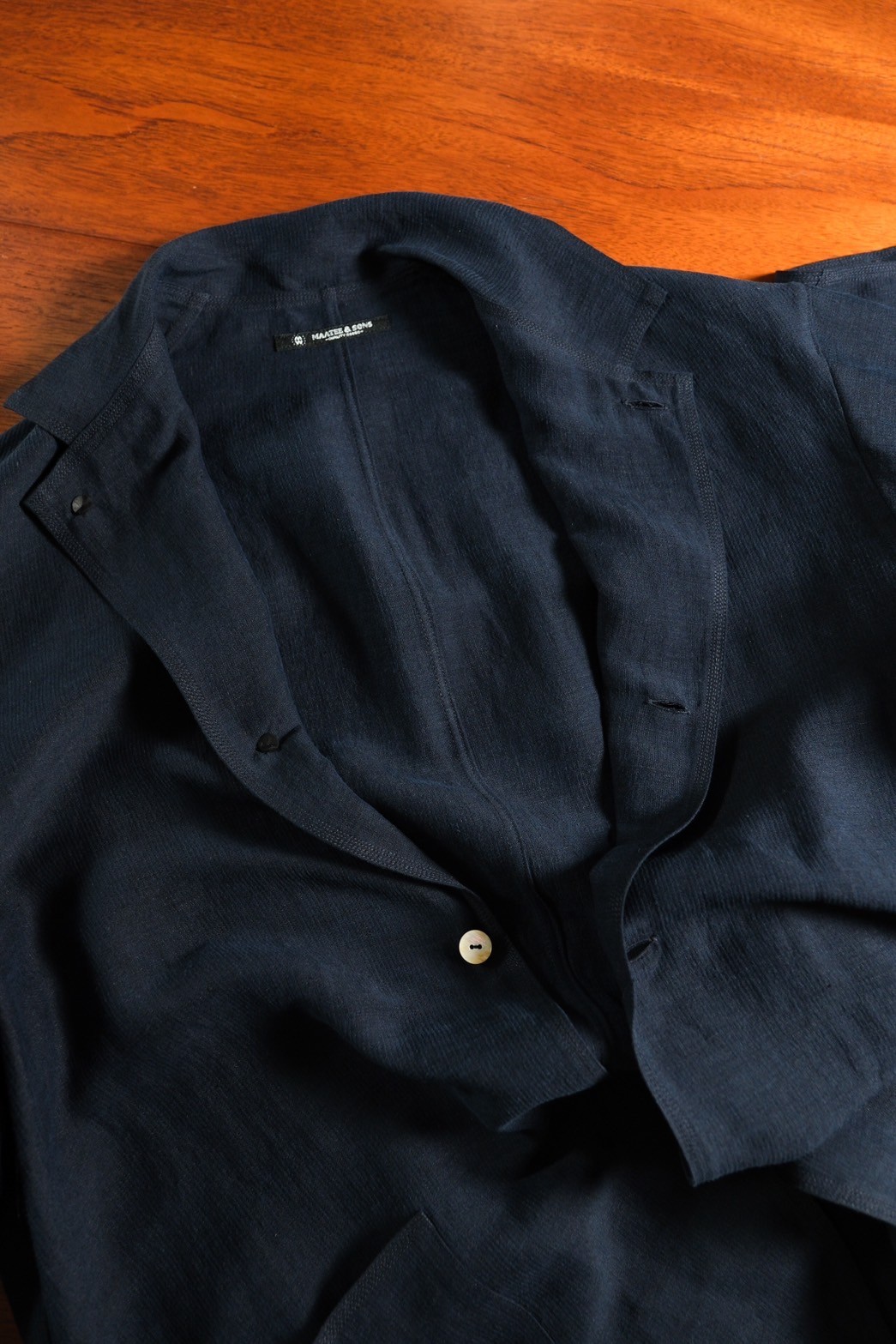maatee&sons 折って折ってジャケット　サイズ3 美品 マーティーアンドサンズ 24SS 折って折ってSHIRTSJKT ジャケット