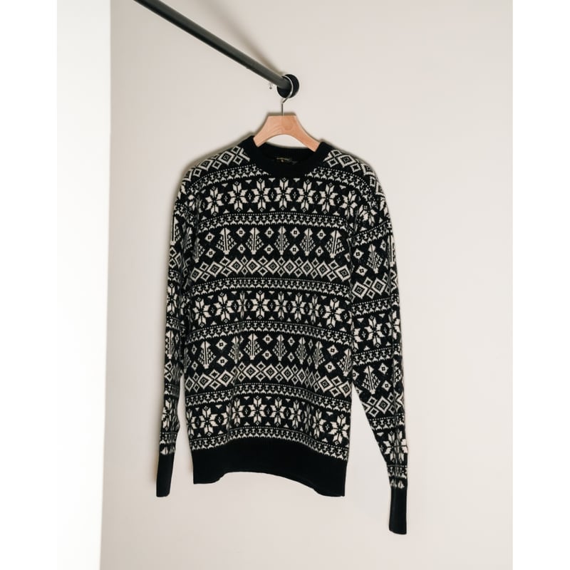 MAATEE&SONS CASH JACQUARD P/O SWEATER 
