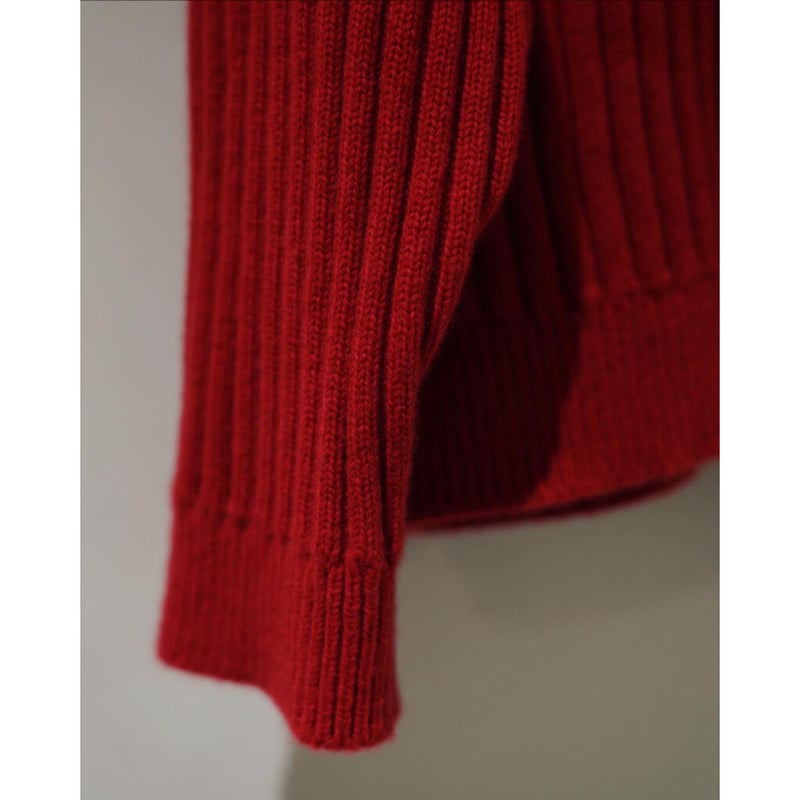 slopeslow Lamb's Cashmere Rib Mock Sweater | Mu