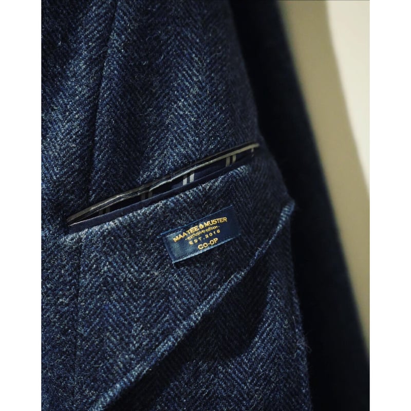 MAATEE&SONS Ex. TWEED HERRINGBORN 等半袖 DOUBLE BR