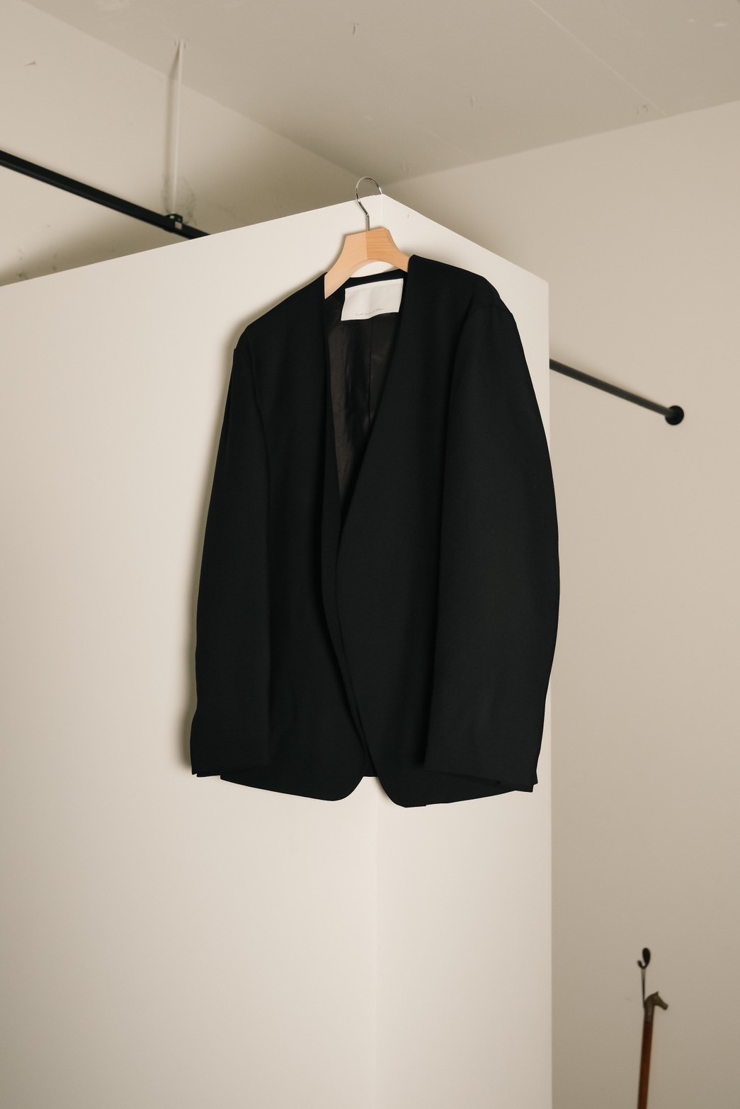 nonnotte Drape Doeskin Cloth Draping No Collar nonnotte Drape Doeskin Cloth Draping No Collar