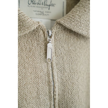 Olde H & Daughter SILK COTTON  BOAT NECK/HALF ZIP/CARDIGAN