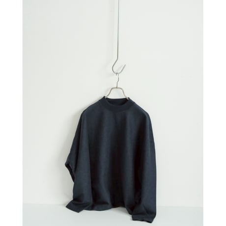 nonnotte "Super 120s Light Inlay Melton" Draping C/N Pullover