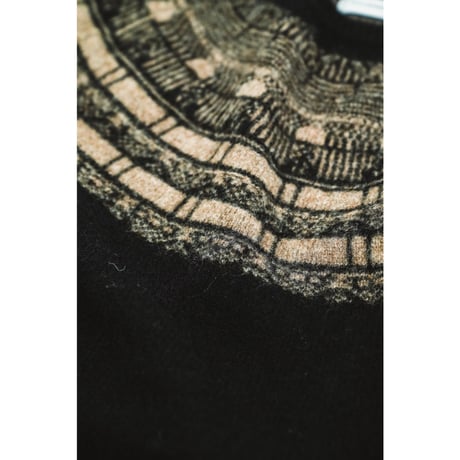 WALENODE "Innocent YAK" Circular yoke sweater