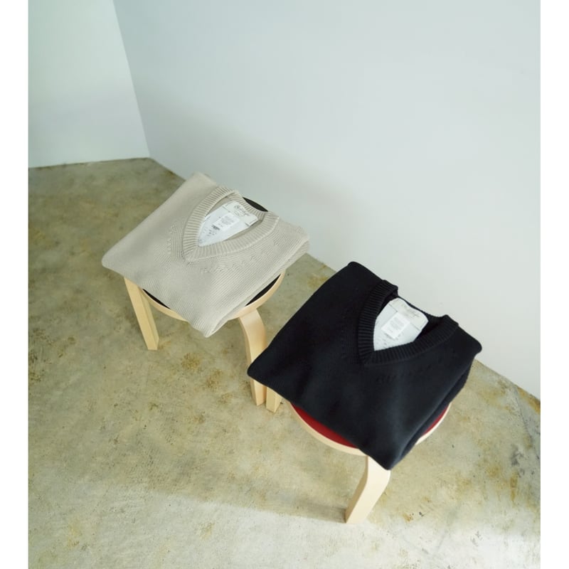 Olde H&Daughter TWIST WOOL V NECK P/O | MusterWerk