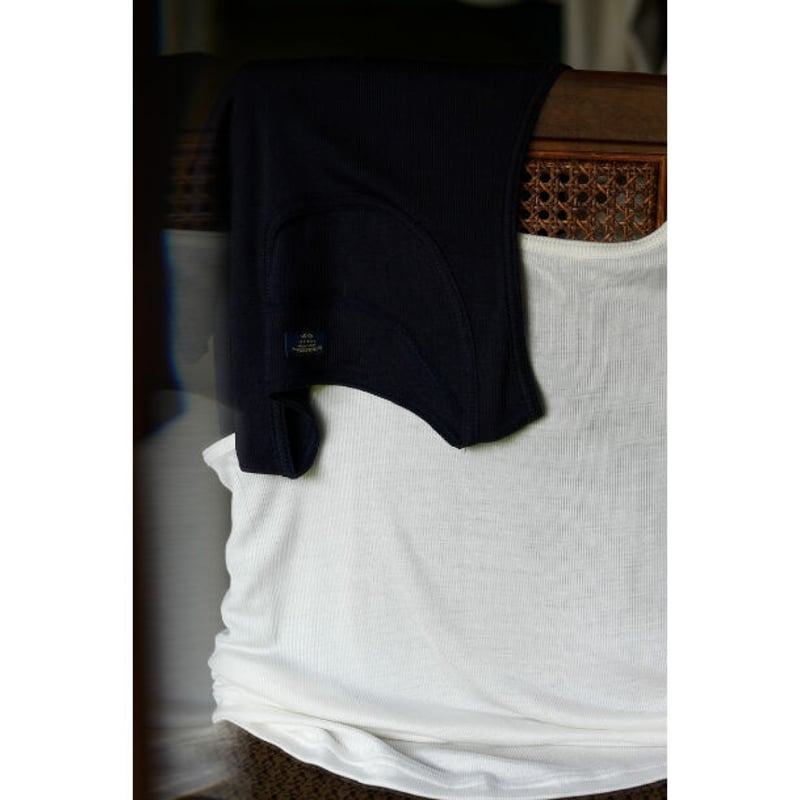 MAATEE&SONS Ex. WASHABLE SILK RIB TANK TOP | Mu