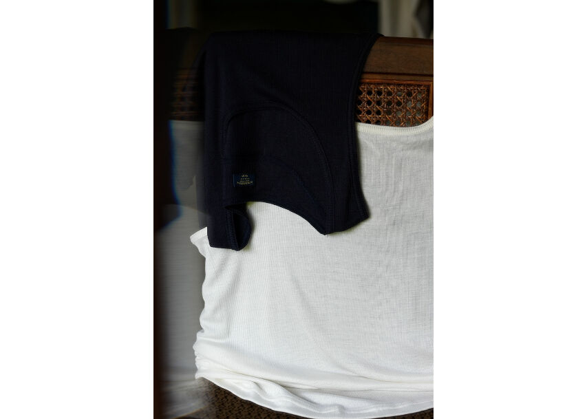 MAATEE&SONS Ex. WASHABLE SILK RIB TANK TOP | Mu