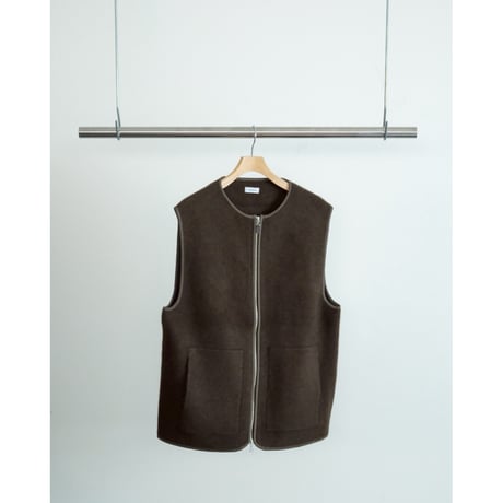 WALENODE  innocent YAK Zip-up vest
