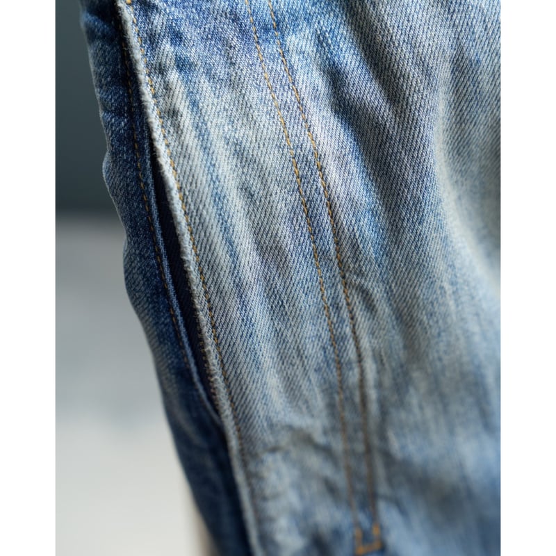 ANCELLM AGING WIDE DENIM 5P PANTS | MusterWerk