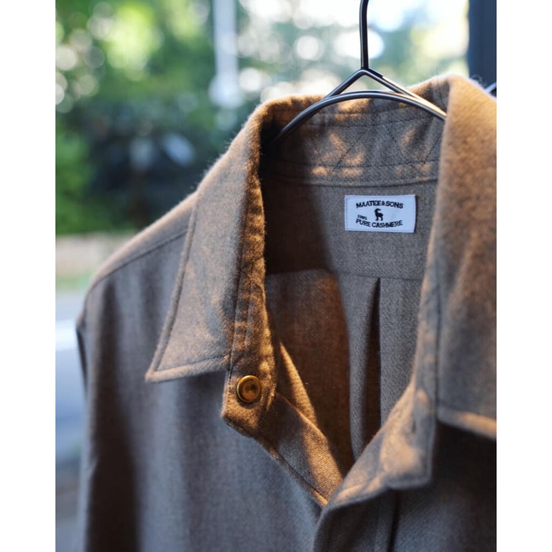 MAATEE&SONS Ex. DREAM CASHMERE WORK SHIRT | Mus