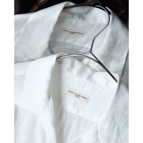 Aquellos Ojos Verdes  Ex. Dressed Hemp "Basic" Classic open collar shirt
