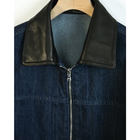The CLASIK Ex. SOFT CASHMERE DENIM ZIP WORK JACKET