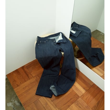 The CLASIK SOFT CASHMERE DENIM CLASSIC  TROUSER