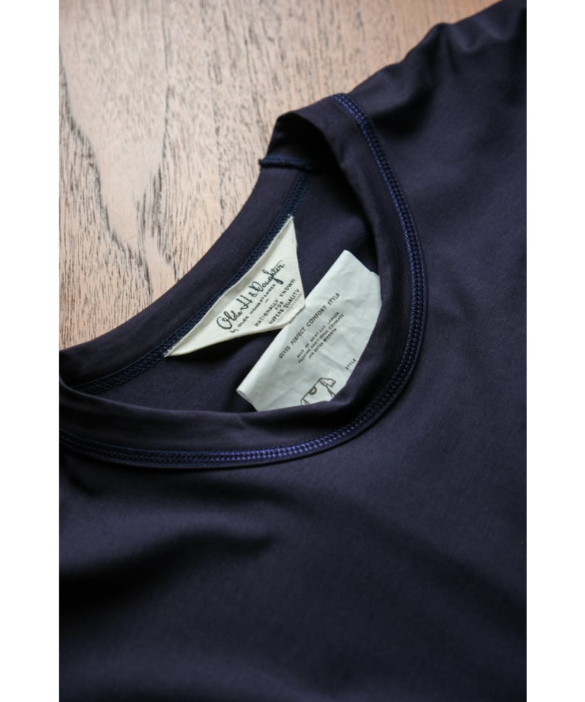 Olde H&Daughter Ex.SUVIN COTTON PLAIN STITCH L/