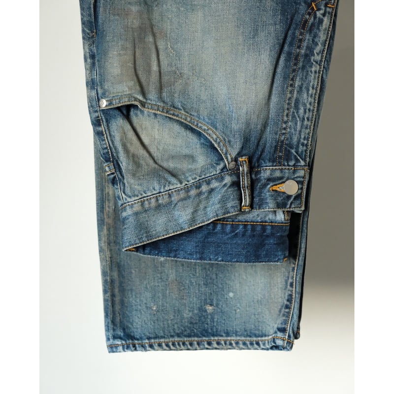 ANCELLM AGING TAPERED 5P DENIM PANTS | MusterWerk