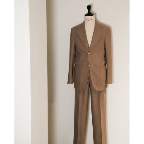 MAATEE&SONS Ex. CASHMERE/MINK UNCON SINGLE BLAZER