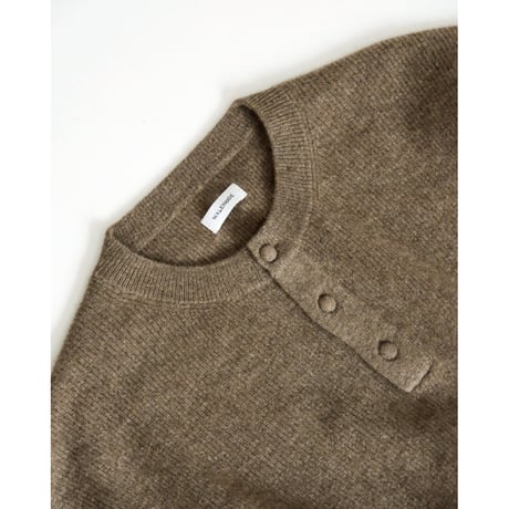 WALENODE  innocent YAK Henley-neck sweater