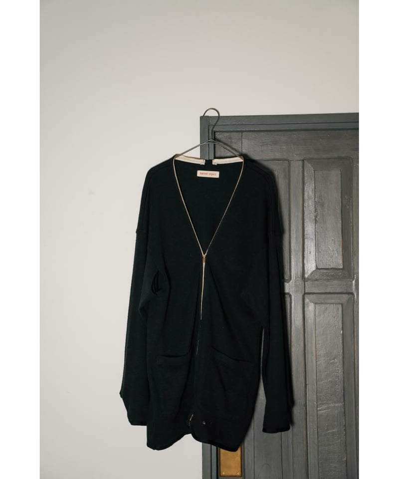 top品　barbell object nep cardi barbell object - nep cardi | COELACANTH バーベルオブジェクト