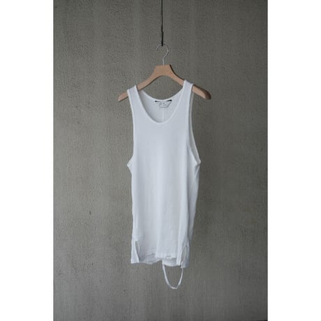 ANCELLM DAMAGE WAFFLE TANKTOP