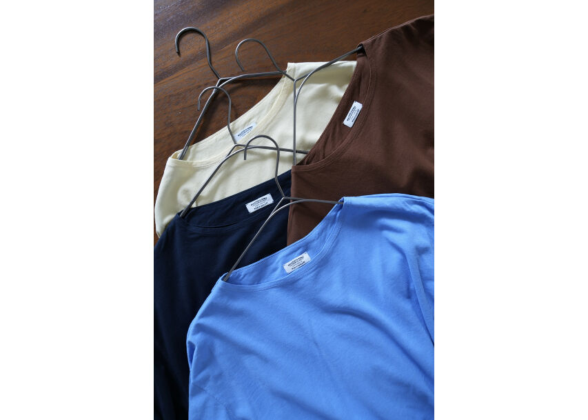 MAATEE&SONS 24SS \"和紙 BOAT LONG SLEEVE MAATEE&SONS 和紙 BOAT LONG SLEEVE [FADE BLACK/RED]
