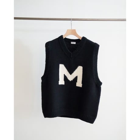 MAATEE&SONS Ex. "M" HAND KNIT 浅V-VEST