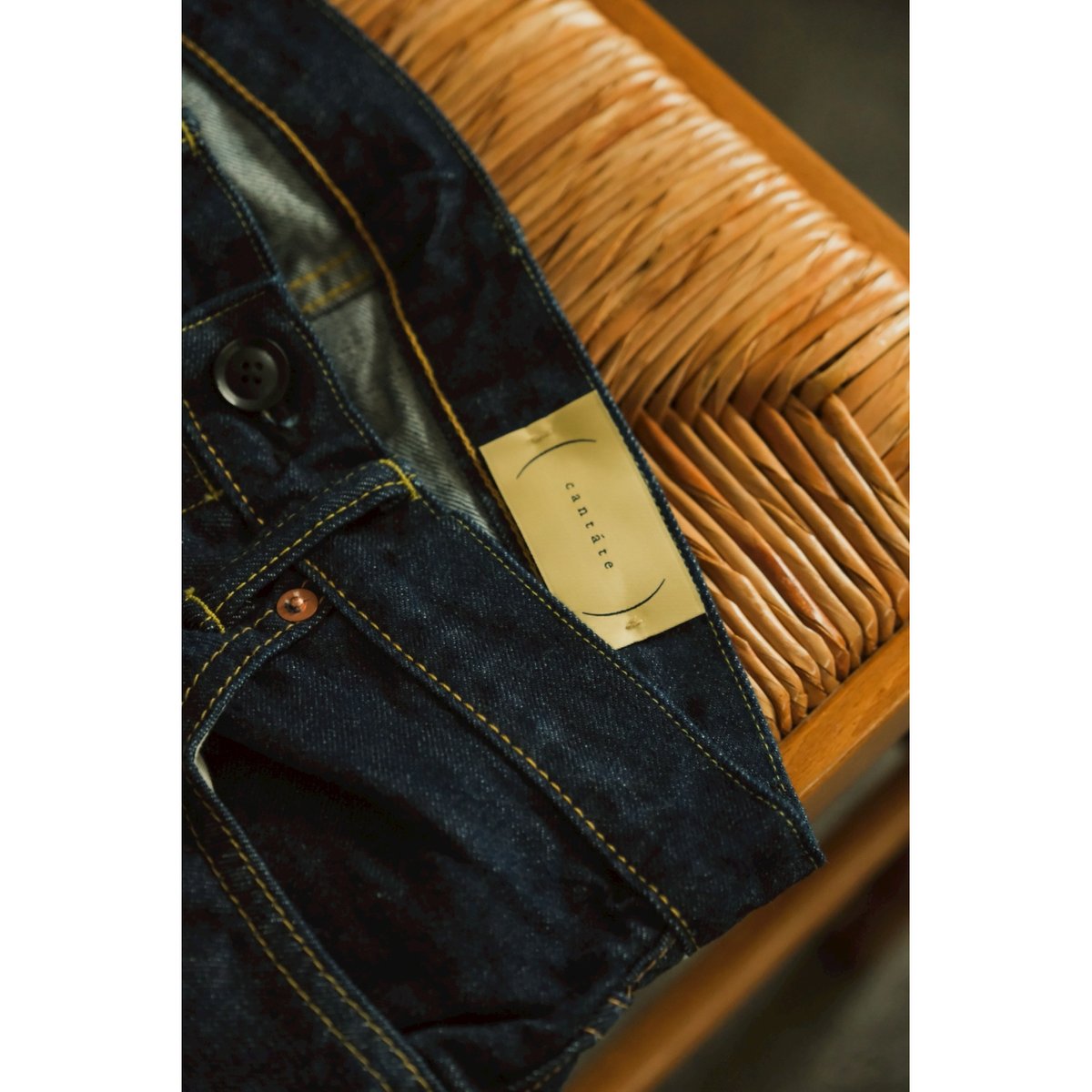 cantate Denim Flare Trousers (ONE WASH) | Muste