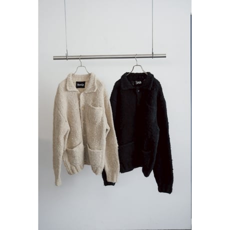 YANABA "ARRON" POLO NECK CARDIGAN