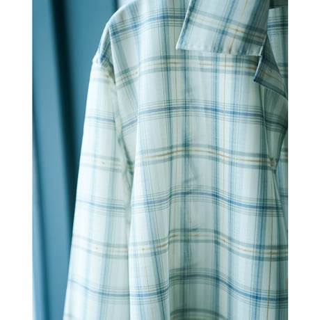MAATEE&SONS  "H"WOOL OPEN COLLAR SHIRTS