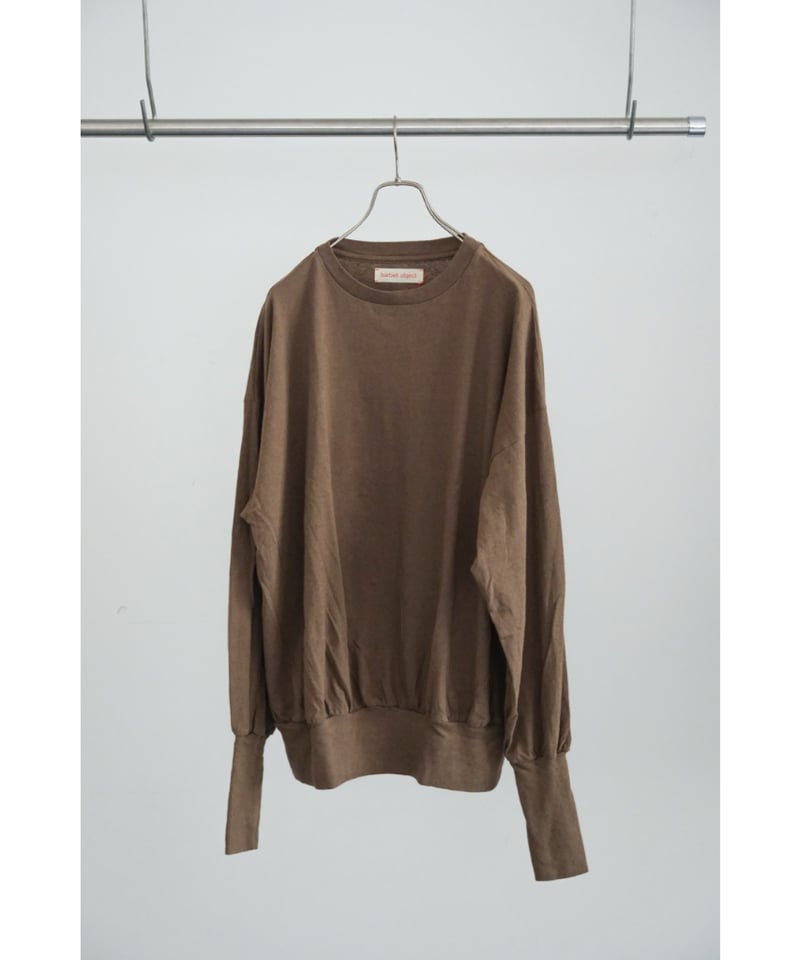 トップス barbell object bo ns top Brown barbell object bo top | MusterWerk