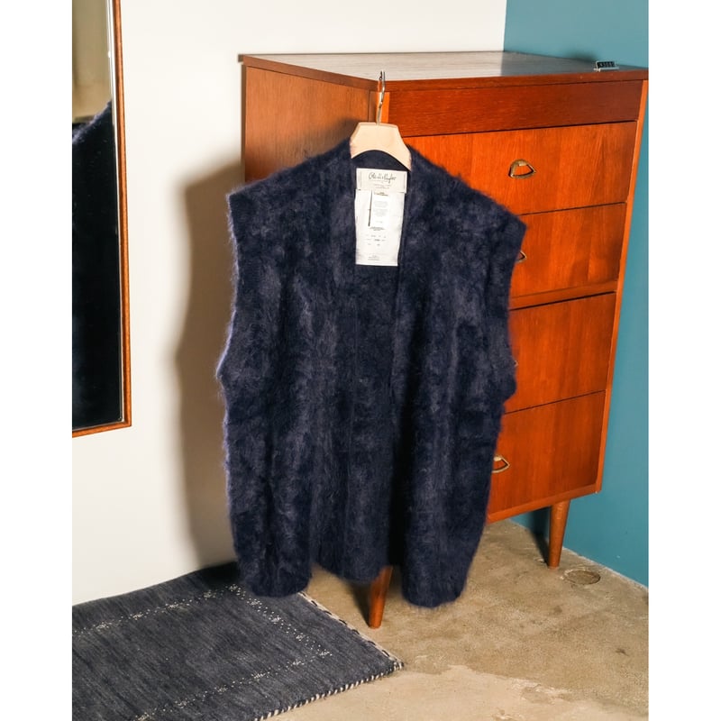 トップス Olde H & Daughter FUR CASHMERE N/B VEST Olde H & Daughter Ex. FUR CASHMERE N/B VEST | M