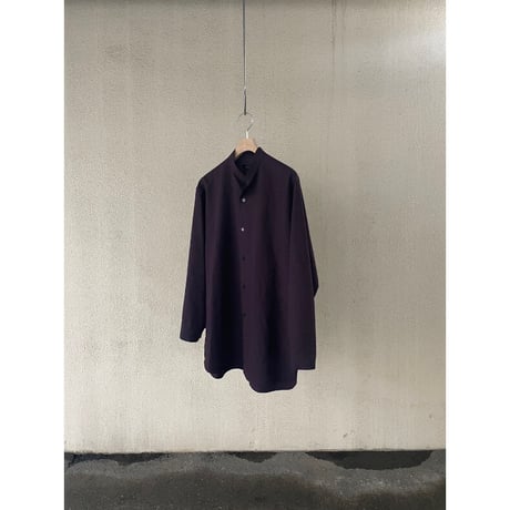 tilt the authentics Ex. Cashmere Blend Stand Collar Shirt