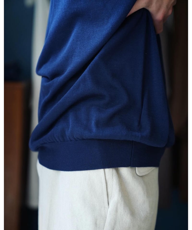 walenode Washable silk Sheer knit T-shirt | Mus