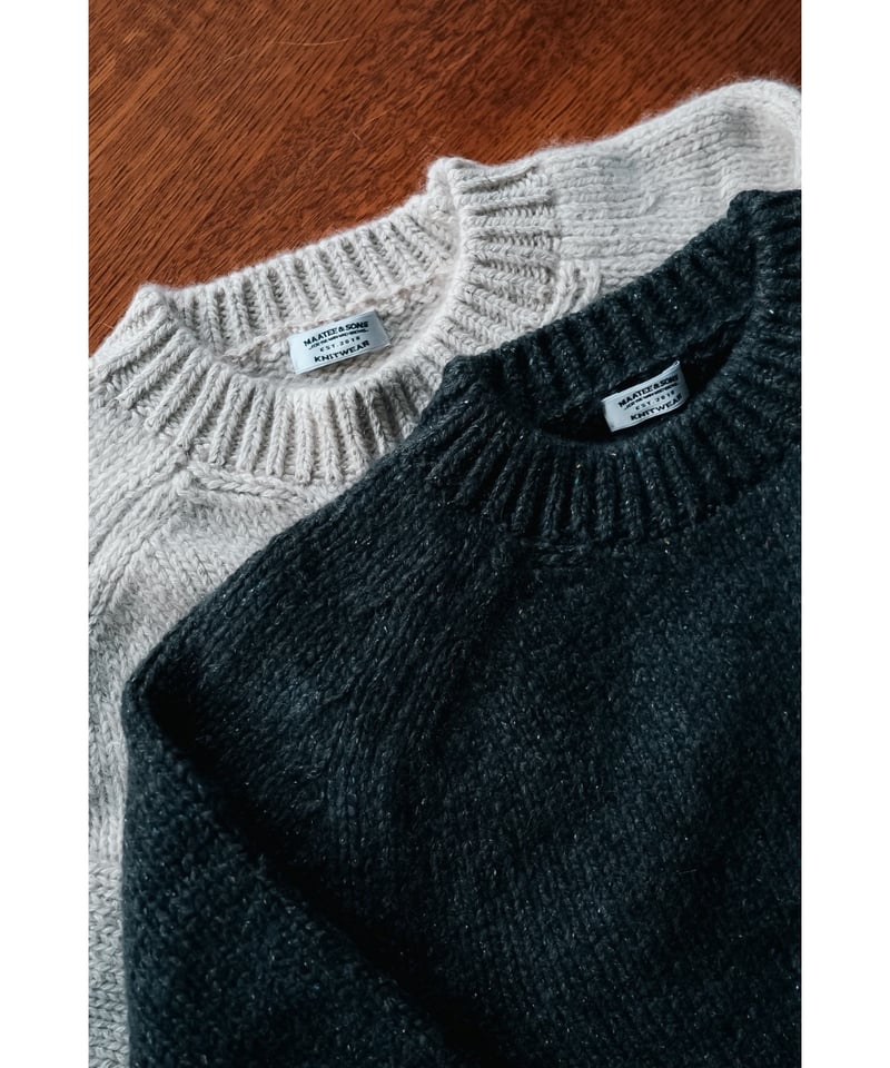 MAATEE&SONS Cash/Si MIXING YARN P/O SWEATER | M MAATEE&SONS Cash/Si MIXING YARN P/O SWEATER | M