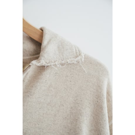slopeslow  Cotton/Linen Light French terry Half Zip