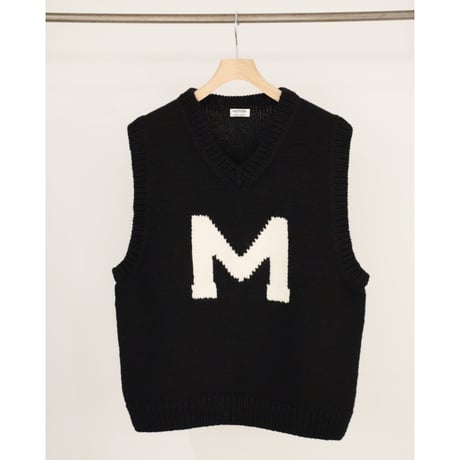 MAATEE&SONS Ex. "M" HAND KNIT 浅V-VEST