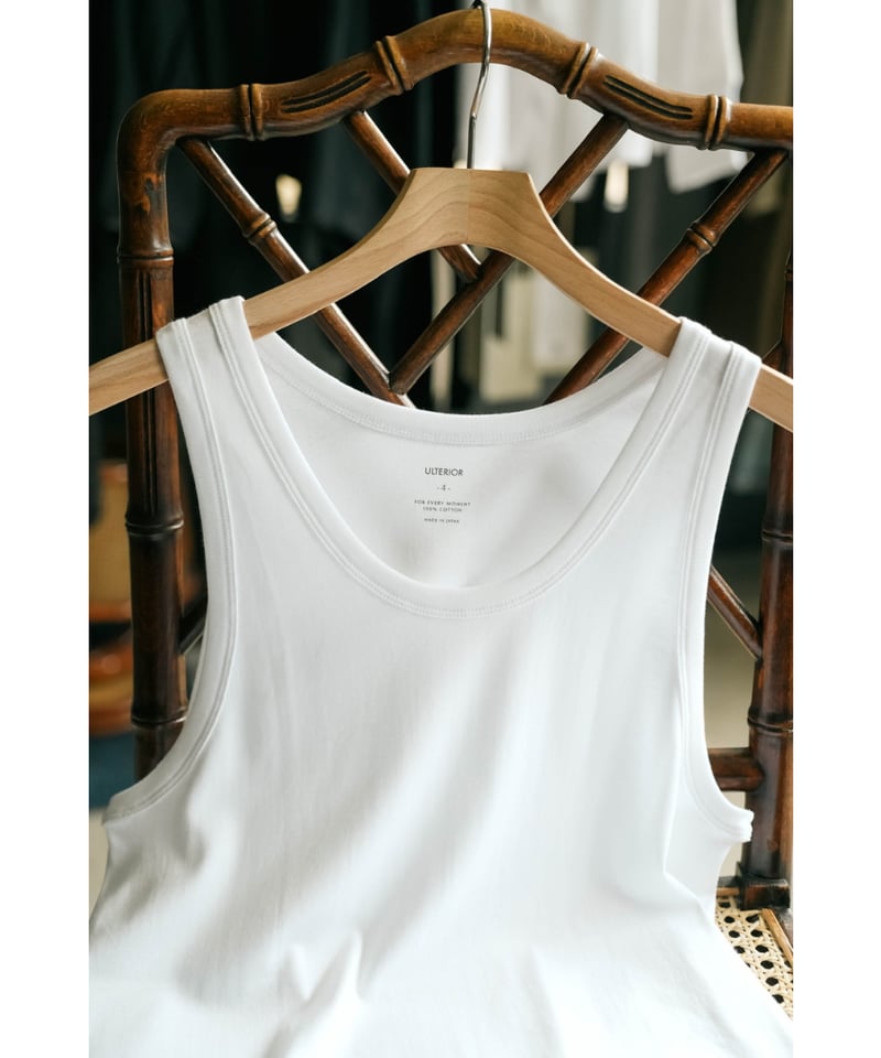 ULTERIOR TUBULAR TANK TOP WHITE サイズ3 2枚 ULTERIOR TUBULAR TANK TOP | MusterWerk