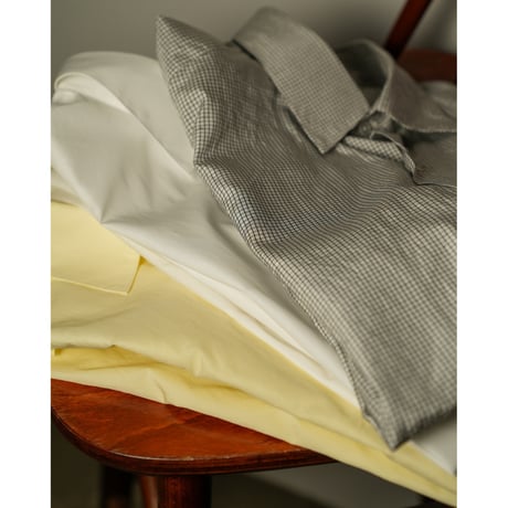 MAATEE&SONS "ELIZABETH" SILK POPLINE GRAPHCHECK