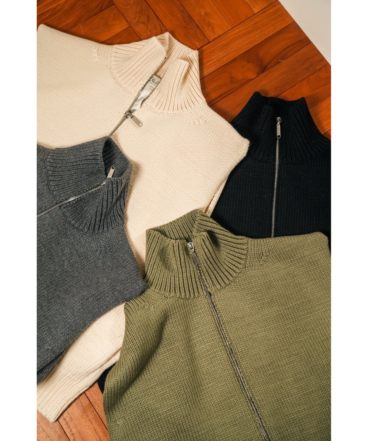 Olde H & Daughter Ex. WOOSTED WOOL DRIVERS KNIT