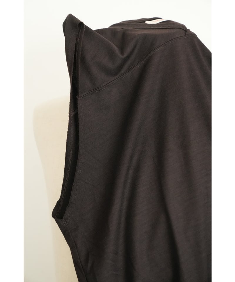 トップス barbell object bo ns top Brown barbell object / bo ns top 